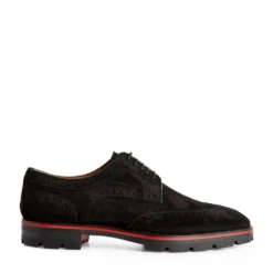 Christian Louboutin Laurlaf Suede Brogues BK01 Smart Shoes -Christian Louboutin Online Shop christian louboutin laurlaf suede brogues 16559777 32107018 1000