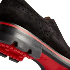 Christian Louboutin Laurlaf Suede Brogues BK01 Smart Shoes -Christian Louboutin Online Shop christian louboutin laurlaf suede brogues 16559777 32107024 1000