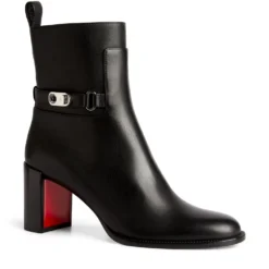 Christian Louboutin Lock Botta Leather Ankle Boots 70 BK5T -Christian Louboutin Online Shop christian louboutin lock botta leather ankle boots 70 17761987 37269407 1000