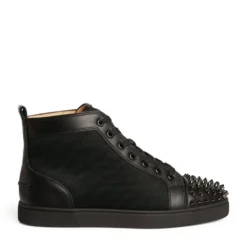Christian Louboutin Lou Spikes Orlato Leather High-Top Sneakers B142 Low-Top Sneakers