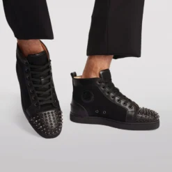 Christian Louboutin Lou Spikes Orlato Leather High-Top Sneakers B142 Low-Top Sneakers -Christian Louboutin Online Shop christian louboutin lou spikes orlato leather high top sneakers 17178478 34663378 1000