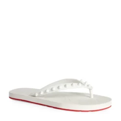 Christian Louboutin Loubi Flip Studded Flip Flops WH01