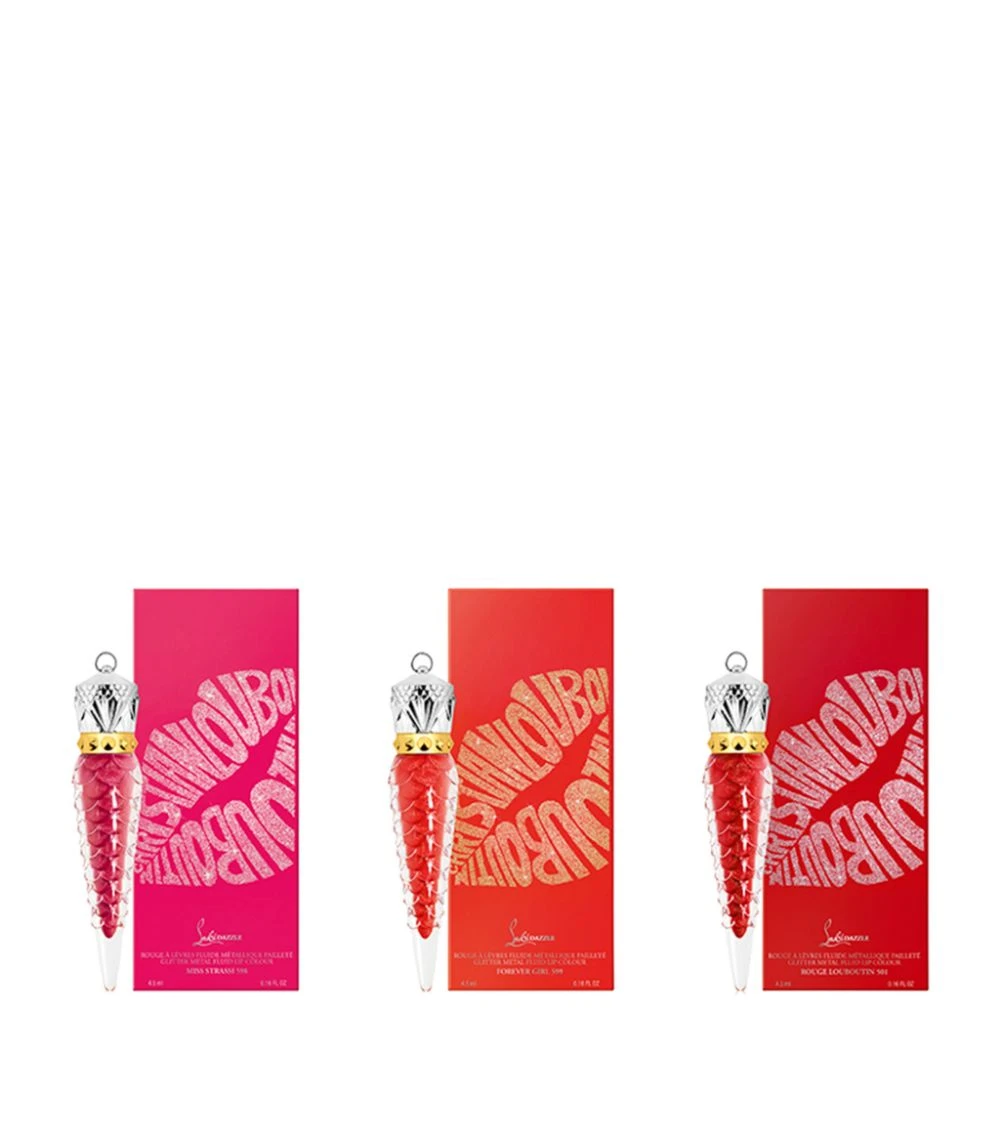 Christian Louboutin LoubiDazzle Glitter Metal Fluid Lip Colour ROUGE LOUBOUTIN Lip Glosses 5 Christian Louboutin LoubiDazzle Glitter Metal Fluid Lip Colour ROUGE LOUBOUTIN Lip Glosses - Image 5