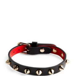 Christian Louboutin Loubilink Leather Bracelet CM6S Bracelets
