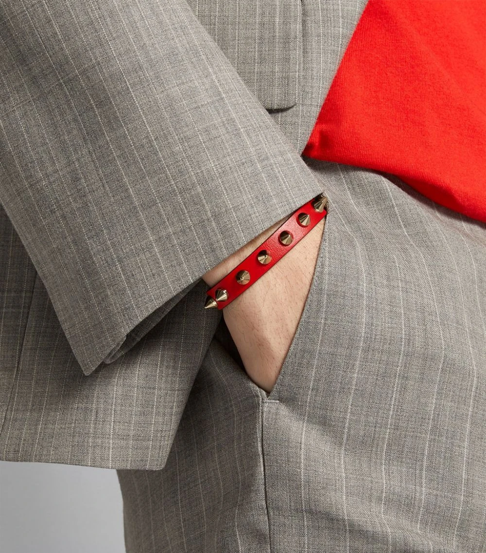 Christian Louboutin Loubilink Leather Bracelet R258 Charms 5 Christian Louboutin Loubilink Leather Bracelet R258 Charms - Image 5