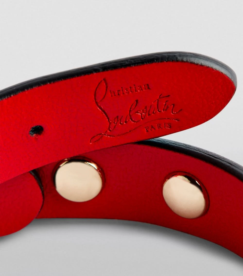 Christian Louboutin Loubilink Leather Bracelet R258 Charms 6 Christian Louboutin Loubilink Leather Bracelet R258 Charms - Image 6