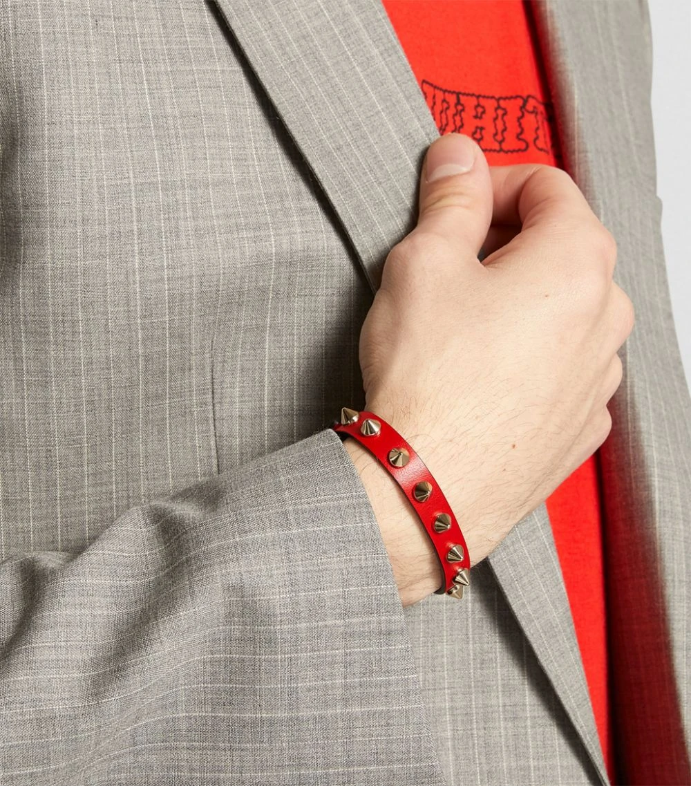 Christian Louboutin Loubilink Leather Bracelet R258 Charms 2 Christian Louboutin Loubilink Leather Bracelet R258 Charms - Image 2