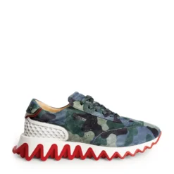 Christian Louboutin Loubishark Camo Sneakers M024 Low-Top Sneakers