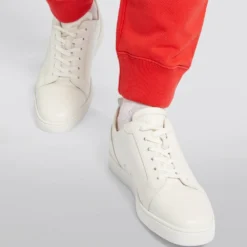 Christian Louboutin Louis Junior Leather Sneakers WH01 Low-Top Sneakers -Christian Louboutin Online Shop christian louboutin louis junior leather sneakers 16566525 32138425 1000