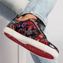 Christian Louboutin Louis Junior Orlato Patterned Sneakers M026 Low-Top Sneakers -Christian Louboutin Online Shop christian louboutin louis junior orlato patterned sneakers 17502054 36858611 1000