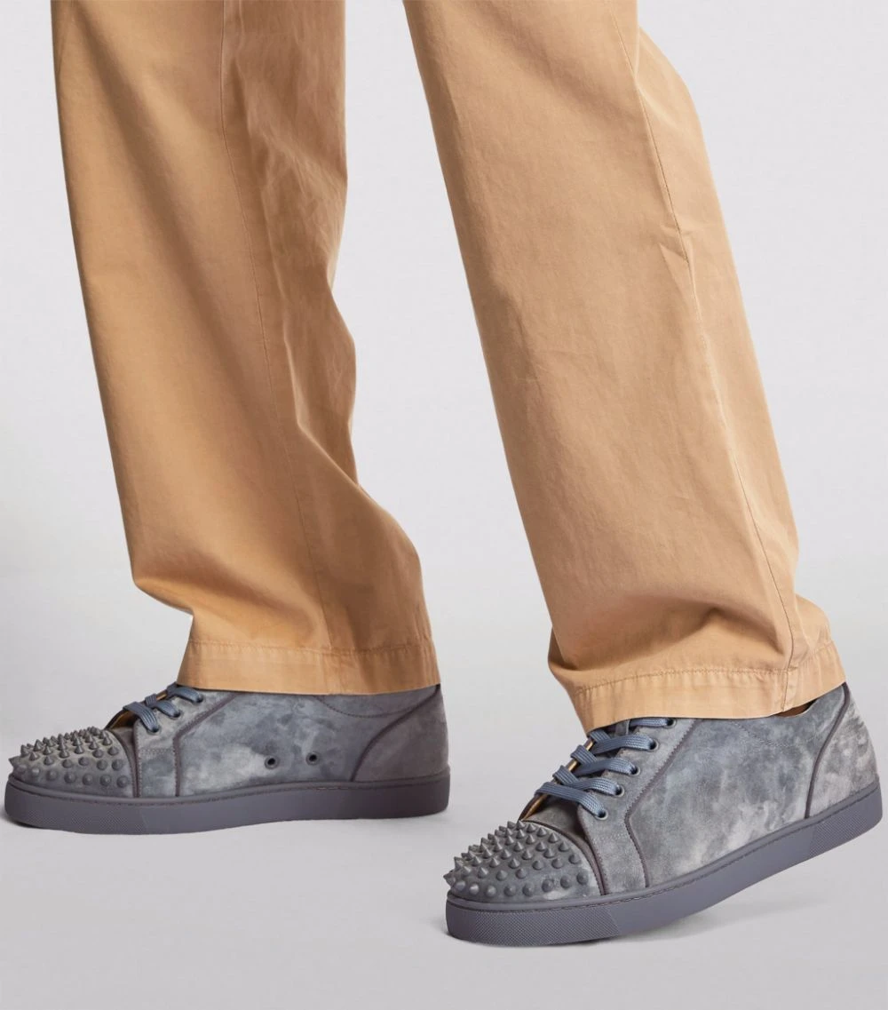 Christian Louboutin Louis Junior Spikes Orlato Suede Sneakers I457 Low-Top Sneakers 5 Christian Louboutin Louis Junior Spikes Orlato Suede Sneakers I457 Low-Top Sneakers - Image 5