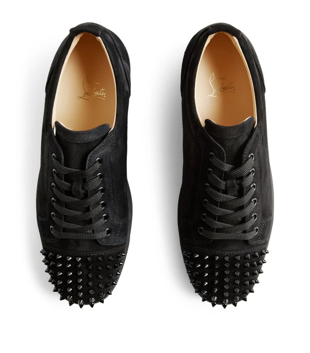 Christian Louboutin Louis Junior Spikes Suede Sneakers CM53 Slip-On Sneakers 2 Christian Louboutin Louis Junior Spikes Suede Sneakers CM53 Slip-On Sneakers - Image 2