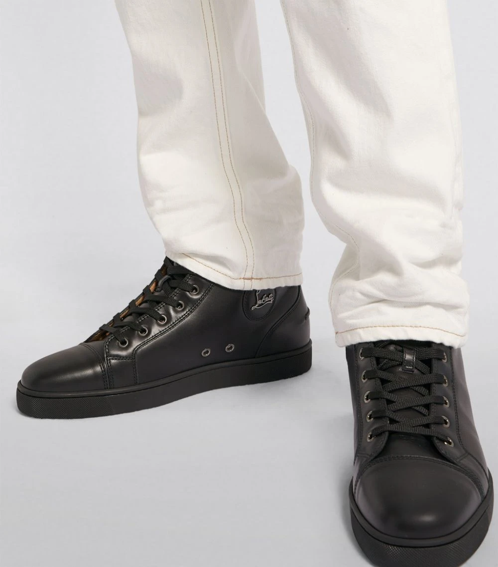 Christian Louboutin Louis Leather High-Top Sneakers CM53 5 Christian Louboutin Louis Leather High-Top Sneakers CM53 - Image 5