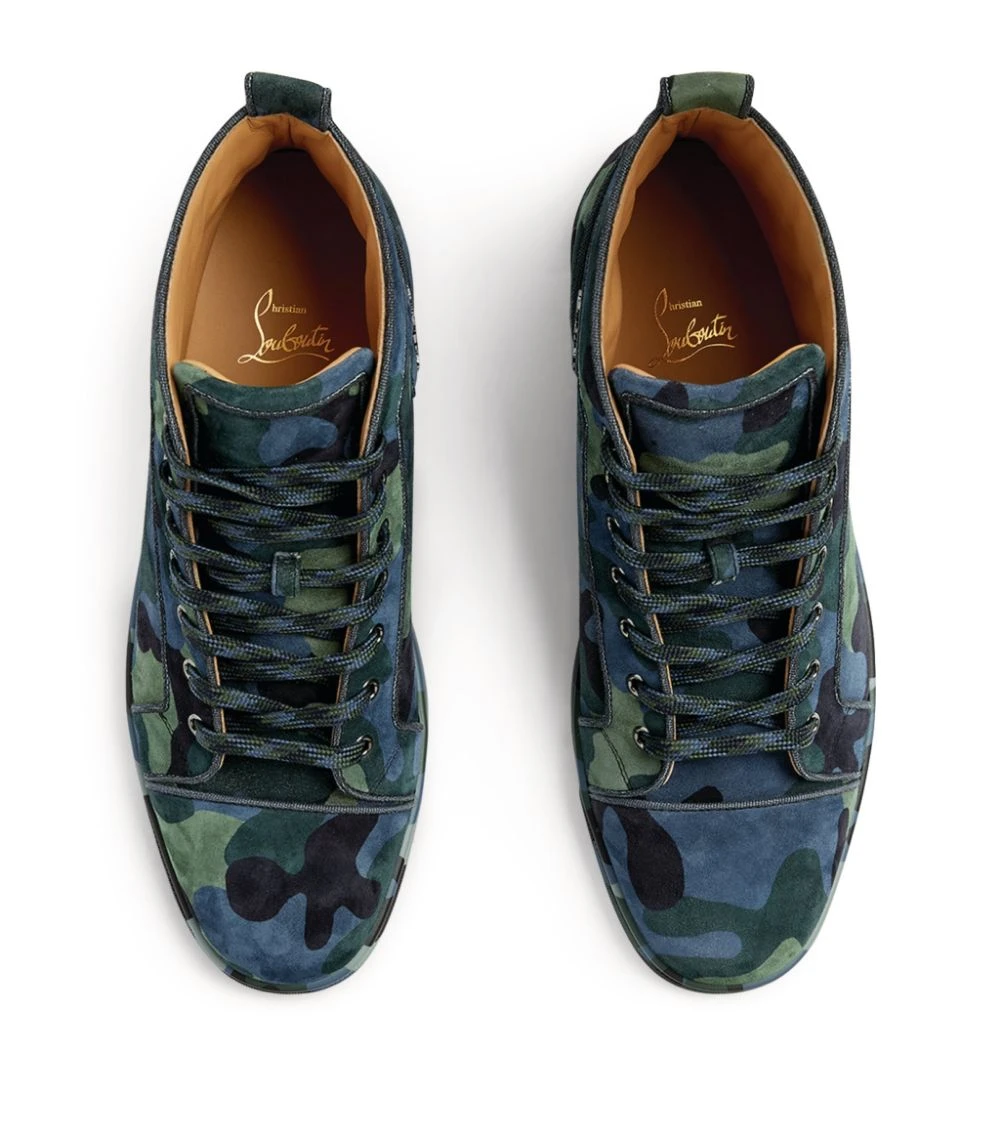Christian Louboutin Louis Orlato Camo High-Top Sneakers M024 3 Christian Louboutin Louis Orlato Camo High-Top Sneakers M024 - Image 3