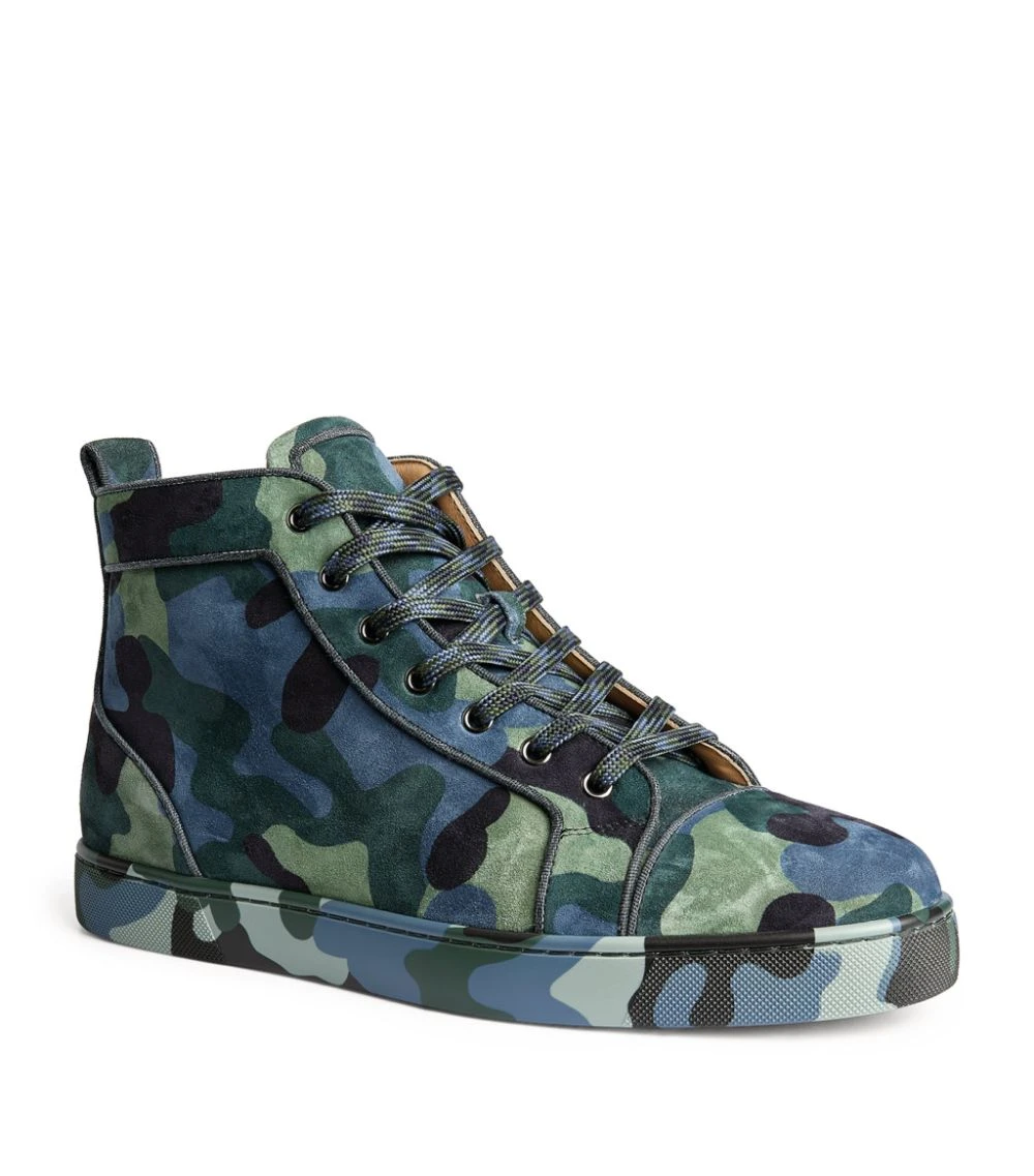 Christian Louboutin Louis Orlato Camo High-Top Sneakers M024 5 Christian Louboutin Louis Orlato Camo High-Top Sneakers M024 - Image 5