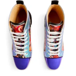 Christian Louboutin Louis Orlato Disco Leather Sneakers CMA3 High-Top Sneakers -Christian Louboutin Online Shop christian louboutin louis orlato disco leather sneakers 17495363 36992258 1000