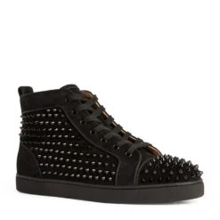 Christian Louboutin Louis Orlato Suede High-Top Sneakers B049 Low-Top Sneakers