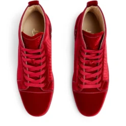 Christian Louboutin Louis Orlato Velvet High-Top Sneakers R251 -Christian Louboutin Online Shop christian louboutin louis orlato velvet high top sneakers 17765916 37498364 1000