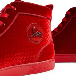 Christian Louboutin Louis Orlato Velvet High-Top Sneakers R251 -Christian Louboutin Online Shop christian louboutin louis orlato velvet high top sneakers 17765916 37498369 1000