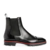 Christian Louboutin Melon Leather Ankle Boots BK01 Chelsea Boots