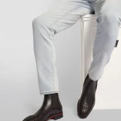 Christian Louboutin Melon Spikes Leather Ankle Boots B026 Chelsea Boots 10 Christian Louboutin Melon Spikes Leather Ankle Boots B026 Chelsea Boots -Christian Louboutin Online Shop christian louboutin melon spikes leather ankle boots 16567611 32137760 1000