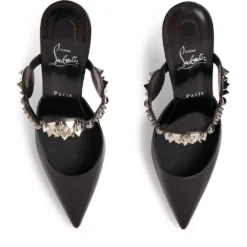 Christian Louboutin Miss Goldora Leather Mules 85 B580 Heeled Mules 9 Christian Louboutin Miss Goldora Leather Mules 85 B580 Heeled Mules -Christian Louboutin Online Shop christian louboutin miss goldora leather mules 85 17763704 37247883 1000