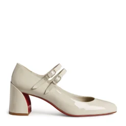 Christian Louboutin Miss Jane Patent Leather Mary Janes 55 W408 Courts