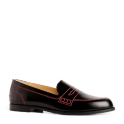 Christian Louboutin Mocalaureat Leather Loafers H358