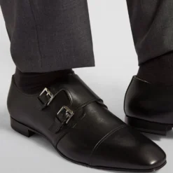 Christian Louboutin Mortimer Leather Monk Shoes BK01 Smart Shoes -Christian Louboutin Online Shop christian louboutin mortimer leather monk shoes 16592684 32307414 1000