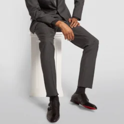 Christian Louboutin Mortimer Leather Monk Shoes BK01 Smart Shoes -Christian Louboutin Online Shop christian louboutin mortimer leather monk shoes 16592684 32309293 1000