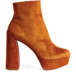 Christian Louboutin Movida Suede Boots 130 C788 Ankle Boots