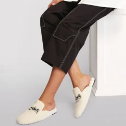 Christian Louboutin Navy Coolito Slippers WH43 Loafers -Christian Louboutin Online Shop christian louboutin navy coolito slippers 17338612 35660494 1000