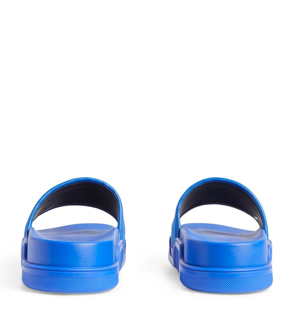 Christian Louboutin Navy Pool Slides U696 Flip Flops 3 Christian Louboutin Navy Pool Slides U696 Flip Flops - Image 3