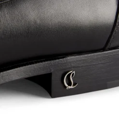 Christian Louboutin No Penny Canvas-Leather Loafers CM4V -Christian Louboutin Online Shop christian louboutin no penny canvas leather loafers 17650002 37284582 1000