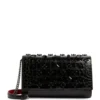 Christian Louboutin Paloma Embellished Patent Leather Clutch Bag CM53 Top Handle Bags