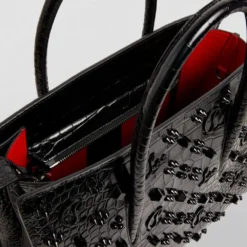 Christian Louboutin Paloma Embellished Patent Leather Tote Bag CM53 Top Handle Bags -Christian Louboutin Online Shop christian louboutin paloma embellished patent leather tote bag 17509605 37325207 1000