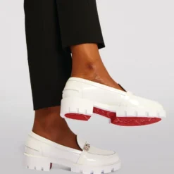 Christian Louboutin Patent Lock Woody Loafers W222 -Christian Louboutin Online Shop christian louboutin patent lock woody loafers 16991072 33843621 1000