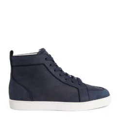Christian Louboutin Rantus Orlato Flat Leather Sneakers BL4G High-Top Sneakers