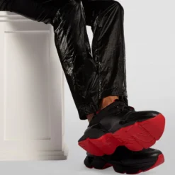 Christian Louboutin Redrunner Leather Sneakers BK01 Slip-On Sneakers -Christian Louboutin Online Shop christian louboutin redrunner leather sneakers 16594096 32308685 1000