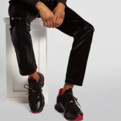 Christian Louboutin Redrunner Leather Sneakers BK01 Slip-On Sneakers -Christian Louboutin Online Shop christian louboutin redrunner leather sneakers 16594096 32308688 1000