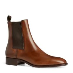 Christian Louboutin Samson Leather Boots BWI3 Chelsea Boots