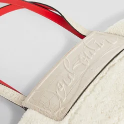 Christian Louboutin Shearling Loubishore Tote Bag W421 Tote Bags -Christian Louboutin Online Shop christian louboutin shearling loubishore tote bag 17643212 36980499 1000