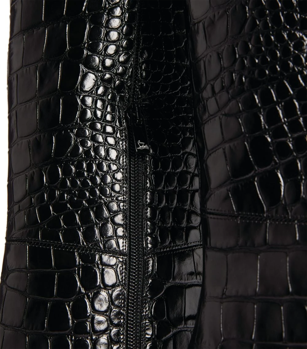 Christian Louboutin Slimini Botta Calf Ali Knee-High Boots 85 BK01 Knee High Boots 6 Christian Louboutin Slimini Botta Calf Ali Knee-High Boots 85 BK01 Knee High Boots - Image 6