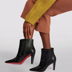 Christian Louboutin Slimini Leather Ankle Boots 85 BK01 -Christian Louboutin Online Shop christian louboutin slimini leather ankle boots 85 17286976 35319471 1000
