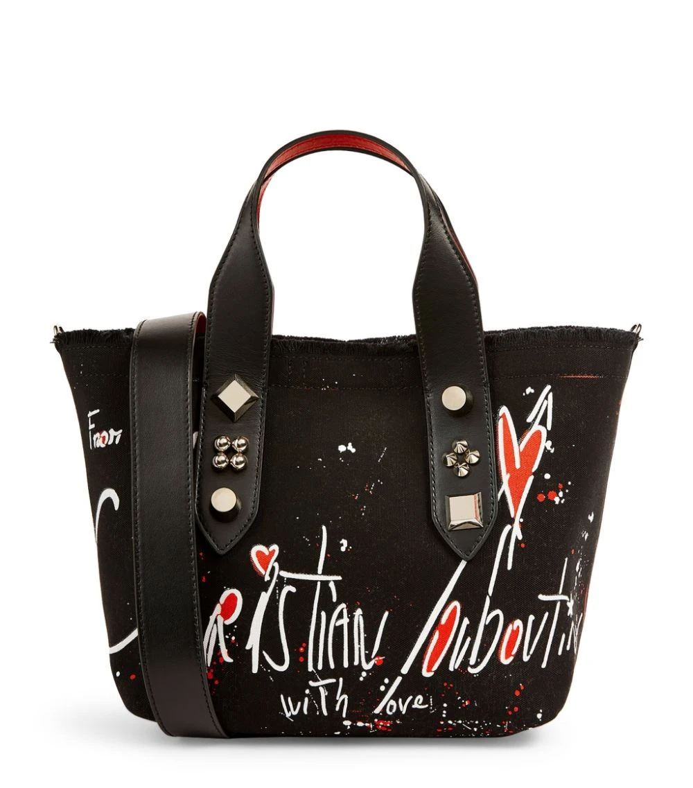 Christian Louboutin Small Canvas Frangibus Tote Bag B537 Tote Bags 1 Christian Louboutin Small Canvas Frangibus Tote Bag B537 Tote Bags