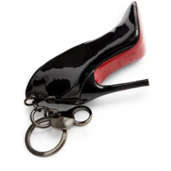 Christian Louboutin So Kate Leather Keyring BK01 Keychains -Christian Louboutin Online Shop christian louboutin so kate leather keyring 17494534 37310960 1000