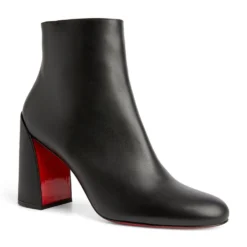 Christian Louboutin Turela Leather Ankle Boots 55 BK01