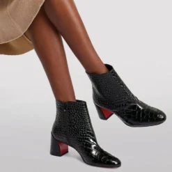 Christian Louboutin Turela Leather Ankle Boots 55 BK01 -Christian Louboutin Online Shop christian louboutin turela leather ankle boots 55 17284002 35297427 1000