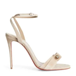 Christian Louboutin Umberta Suede Sandals 100 F533 Heeled Sandals