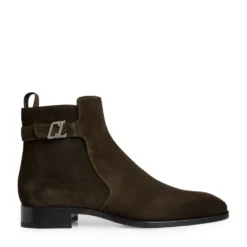 Christian Louboutin Validobi Suede Chelsea Boots BW1E